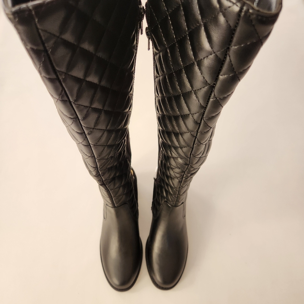 Just Fab Argo Quilted riding boots